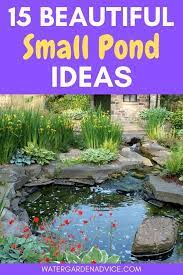15 Beautiful Small Pond Ideas Small
