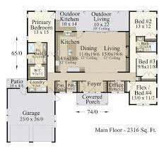 One Story Modern Prairie Home Design