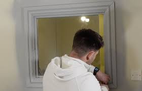 Spray Paint Wooden Window Frames