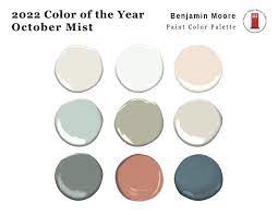 October Mist Benjamin Moore Paint