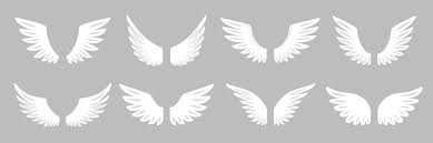 Angel Wings Symbol Vector Images Over