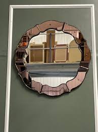 French Convex Wall Mirror 1920s