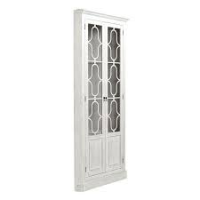 Frederica White Corner Cabinet