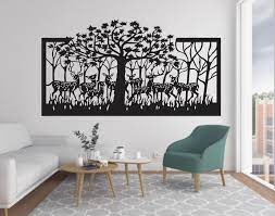 Laser Cut Tree Decore Wall Art Design