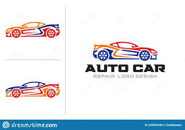 Car Repair Logo Automotive Icon Stock