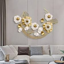 Metal Wall Decor Art With Gold