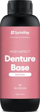impact denture base resin dark pink1