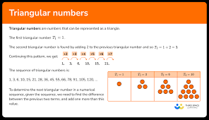 Triangular Numbers Gcse Maths Steps