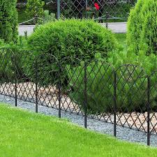 24 In Metal Decorative Garden Fence