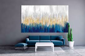 Large Wall Art Framed Abstract Modern