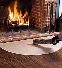 Flame Resistant Half Round Hearth