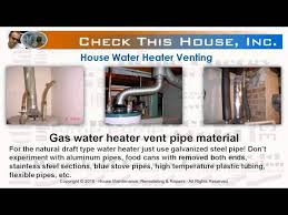 Hot Water Heater Venting How To Vent A