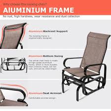 Aluminum Outdoor Glider Chair