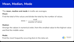 Mean Median Mode Gcse Maths Steps