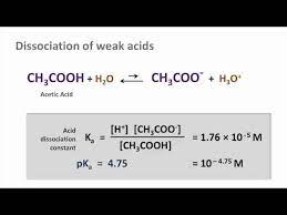 Biochemistry 3 2 Dissociation Of Acids