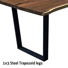 Table Legs And Bases For Hardwood Slab