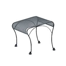 Woodard Briarwood Wrought Iron Ottoman