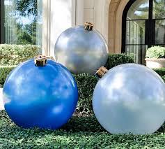 Silver Decorative Holiballs Pottery Barn