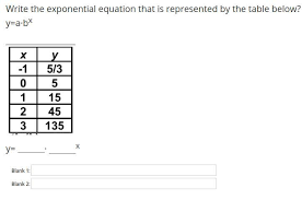 Help Write The Exponential Equation