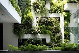 Hydroponic Vertical Garden In Modern