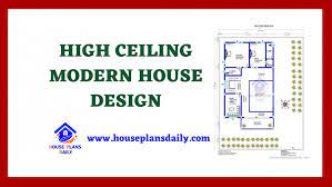 High Ceiling Modern House Design East