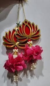 Acrylic Mdf Lotus Hangings With