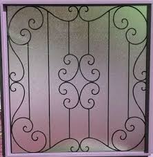 Black Color Coated Mild Steel Window