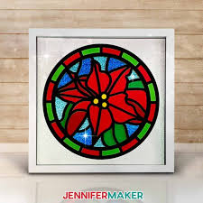 Layered Paper Stained Glass Window Art