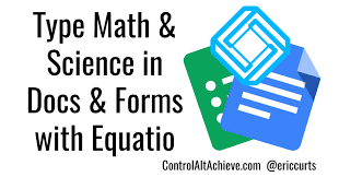 Type Math And Science In Google Docs