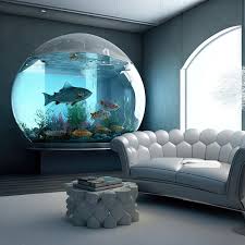 Interior Aquarium Tank Modern Home