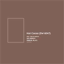 Hot Cocoa Sw 6047 Paint Color Codes