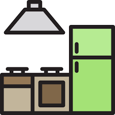 Kitchen Srip Lineal Color Icon