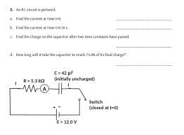 Answered 2 An Rc Circuit Is Pictured