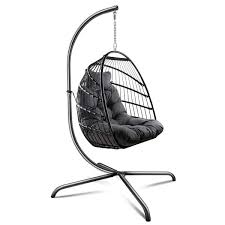 Metal Patio Swing Folding Basket