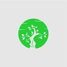 Circle Tree Logo Icon Template Design