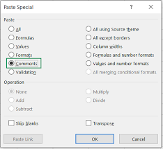 Expanded Paste Icon Features In Excel