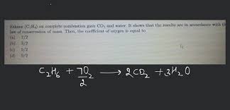 On Complete Combustion Gave Co2