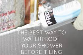 Waterproof Your Shower Before Tiling