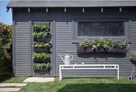 Outdoors Vertical Wall Planters From