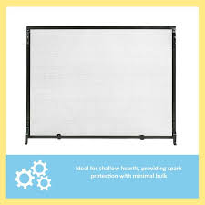 Flat Fireplace Screen