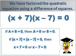 Solving A Quadratic Equation Using A