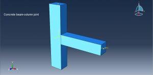 simulation concrete beam column joint