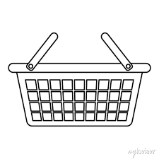 Clothes Basket Icon Outline