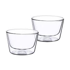 Clear Glass Serving Bowls Set