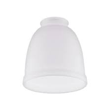 1 Pack White Frosted Glass Shade For