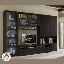 Wall Mount Plywood Modern Wooden Tv