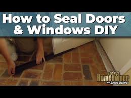 How To Seal Windows Doors And Trim