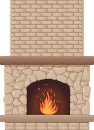 Stone Fireplace Vector Art Icons And