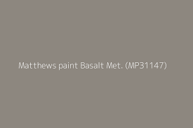 Matthews Paint Basalt Met 1147