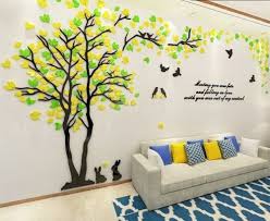 3d Wall Art Sticker Jungle Tree Living